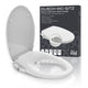 Eisl bidet douche wc-zitting opzetstuk - soft close - afklikbaar - wit