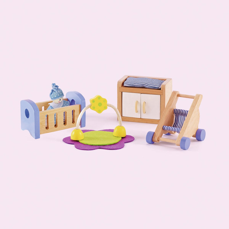 Load image into Gallery viewer, Hape poppenhuis babykamer
