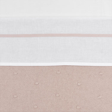 Meyco baby bies wieglaken - soft pink - 75x100cm - 0.3 tog