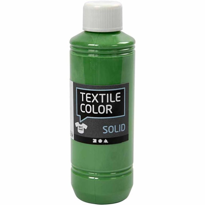Load image into Gallery viewer, Creativ company textile color dekkende textielverf - brilliant groen, 250ml
