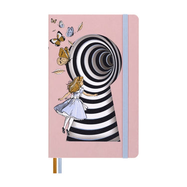 Moleskine limited edition - alice's adventures in wonderland - notitieboek large - hardcover - gelinieerd