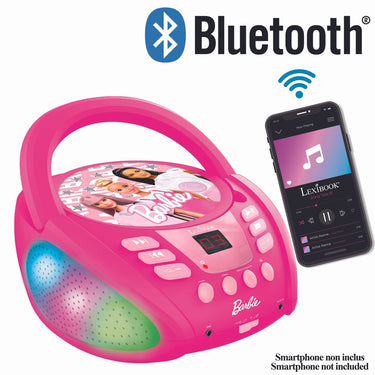 Lexibook barbie bluetooth cd player met lichteffecten