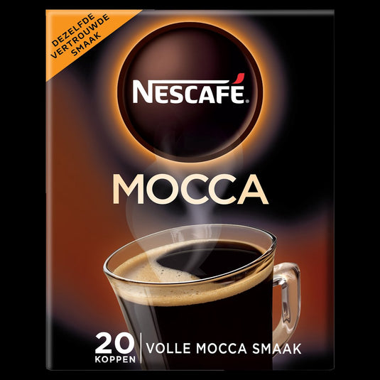 Nescafé mocca oploskoffie - 6 doosjes x 20 zakjes