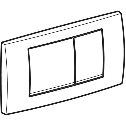Geberit twinline 30 bedieningspaneel - wit