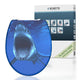 Schütte wc-bril 82371 shark - duroplast - soft close - afklikbaar - rvs-scharnieren - belastbaar tot 175 kg - decor - 3-zijdige print