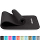 Tunturi nbr yogamat anti slip - fitnessmat extra dik zacht - sportmat - 180x60x1.5cm - incl trainingsapp - zwart