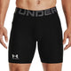 Under armour ua hg armour shorts-blk heren sportbroek - zwart - wit