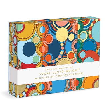Imp frank lloyd wright erial hotel multi puzzle set