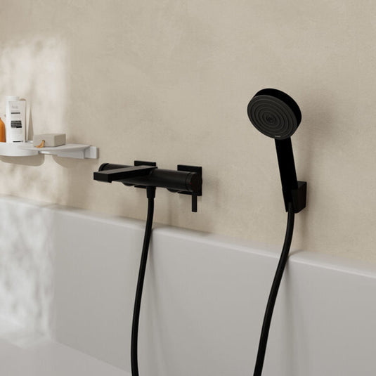Hansgrohe tecturis e - badmengkraan - ééngreeps bediening - brushed bronze