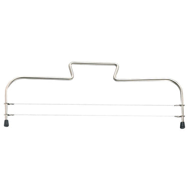 Westmark taartsnijder met 2 gekartelde snijdraden, roestvrij staal, lengte: 32 cm, simplex-duo, zilver, 71602270