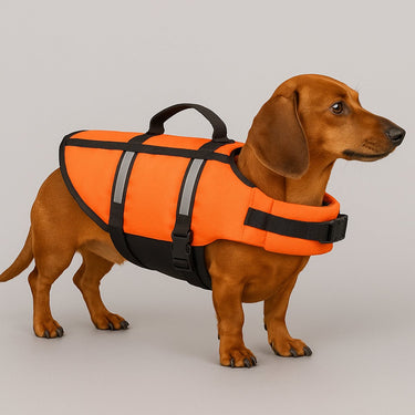 Flamingo hondenzwemvest – reddingsvest hond – honden zwemvest s – zwemvest marinus – fluo oranje