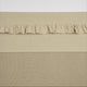 Meyco baby ruffle wieglaken - sand - 75x100cm - 0.3 tog