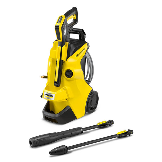 Kärcher k 4 power control flex hogedrukreiniger - premiumflex hogedrukslang - 130 bar - 420 l u - 30 m² - geschikt voor oa. auto - fietsen - terras - motoren - schutting en tuinset