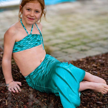 Kuaki mermaids - peuter set turquois - xs - 6 jaar