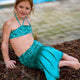 Kuaki mermaids - peuter set turquois - xs - 6 jaar