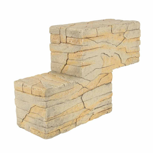 Terra della bouwsteen combo rock 3 28x9x18,5cm beige