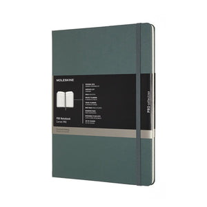 Moleskine professional notitieboek - extra large - hardcover - bos groen