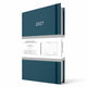 Comello agenda - 2027 - thuiswerkagenda - blauw - a5 formaat - 14,8x21cm