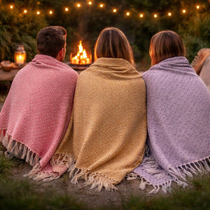 Arti casa plaid katoen geel - ruitmotief met franjes - zacht en warm - geschikt voor bank of bed - 130x170 cm - 800 gram (0,8 kg) - voor binnengebruik - 2 jaar garantie
