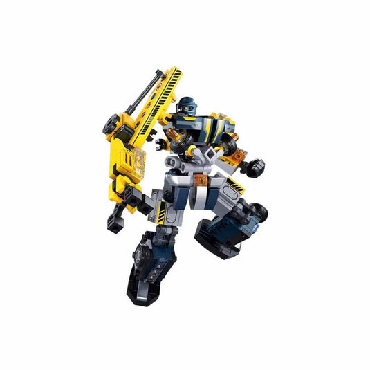 Sluban exosuit robot hijskraan bouwspeelgoed 2in1 actiefiguur – constructiespeelgoed – bouwset met 246 bouwstenen – m38‑b1315 – vanaf 6 jaar