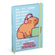 Capibara lannoo agenda - schoolagenda 2026-2027 - a5 formaat - - licht blauw