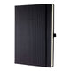 Sigel notitieboek - conceptum pure - a4 - zwart - hardcover - 194 pagina's - 80 grams - blanco - si-co110