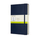 Moleskine classic notitieboek - expanded - large - hardcover - blanco - saffier blauw