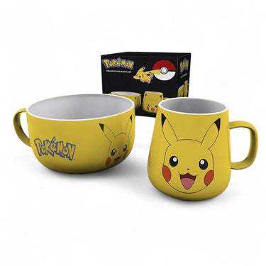 Pokémon pikachu mokken set geel keramiek -