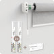 Motionblinds upgrade kit - slimme rolgordijnen - universele gordijnmotor- elektrisch rolgordijn - automatisch rolgordijn - 2 pack - afstandsbediening - wit