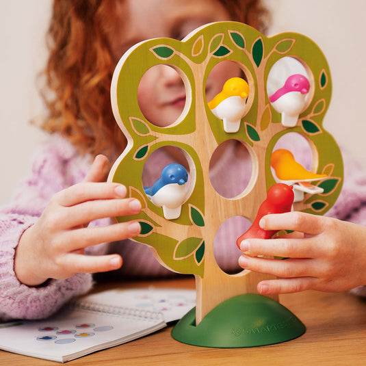 Smartgames 5 little birds - houten logisch denkspel - 60 educatieve breinbrekers - solospel voor kleuters lagere school - vanaf 5 jaar