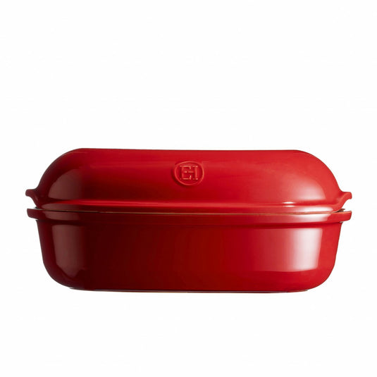 Emile henry broodbakvorm ambachtelijk e-box - 340x215x150mm - grand cru