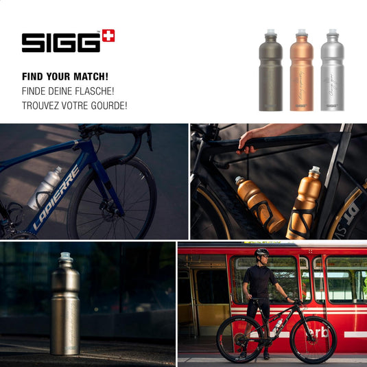 Sigg | move myplanet 0.75l smoked-pearl | aluminium drinkfles