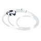 Duvo plus seecur!ty harnas flash light usb tpu 130x2.5x1cm meerkleurig