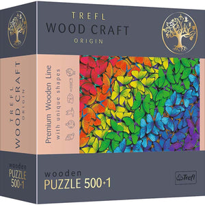 Trefl puzzel rainbow butterflies - 500 stukjes - inclusief poster.