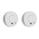 Smartwares 10.048.28 - rookmelder 2st 85db - 1 jaar batterij, 10 jaar sensor - tuv gecertificeerd - brandmelder