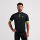 Rogelli core fietsshirt heren - korte mouwen - zwart fluorgeel - 4xl