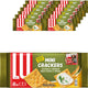 Lu mini crackers olijfolie oregano - doos 12 x 250g - 8 pakjes - crackers voor bij de borrel - toast - minicrackers - ontbijt
