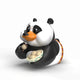 Tubbz numskull - badeend - kung fu panda - po (eerste editie) - 9cm