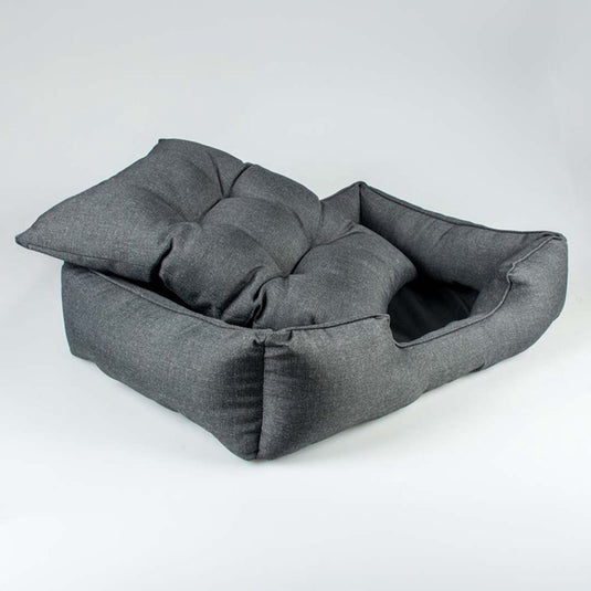 Duvo + duratex hondenbed donkergrijs m-60x80x16cm