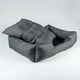 Duvo + duratex hondenbed donkergrijs m-60x80x16cm