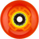 Nijdam led wielen voor flip grip board - 60 x 45 mm - fluororanje fluorgeel