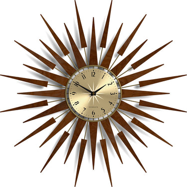 Newgate pluto - wandklok - donker hout