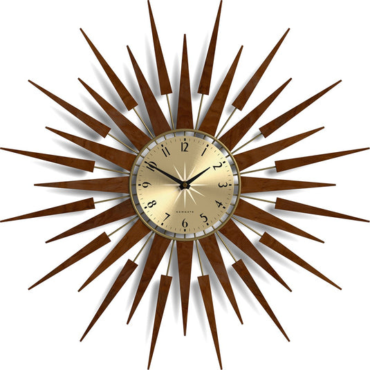Newgate pluto - wandklok - donker hout
