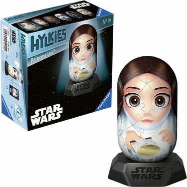 Ravensburger 3d puzzel hylkies star wars princess leia, 54st.