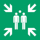 Tarifold pictogram verzamelplaats 300x300mm