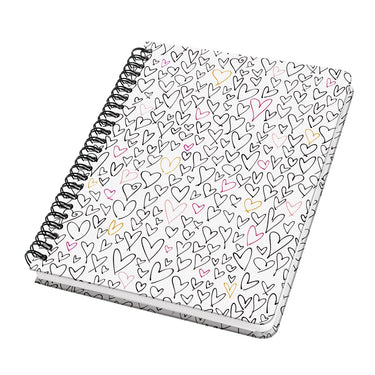 Sigel notitieboek - jolie - a5 - wild hearts - hardcover - lijn - 120 pagina's - 100 grams - si-sy554
