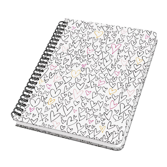 Sigel notitieboek - jolie - a5 - wild hearts - hardcover - lijn - 120 pagina's - 100 grams - si-sy554