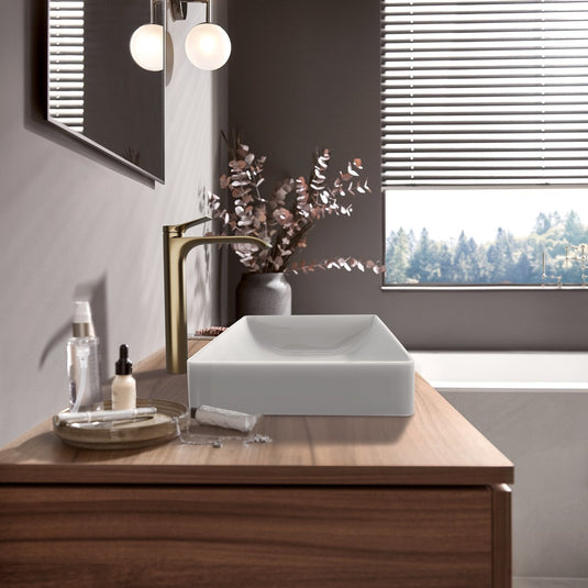 Hansgrohe vivenis - wastafelkraan met afvoer, ecosmart, coolstart, geborsteld brons 75044140