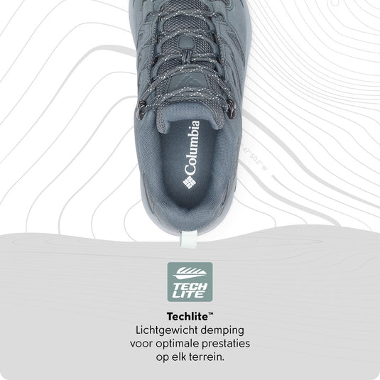 Columbia redmond™ iv low waterproof dames wandelschoenen - graphite, tea light