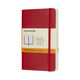 Moleskine classic notitieboek - pocket - softcover - gelinieerd - rood